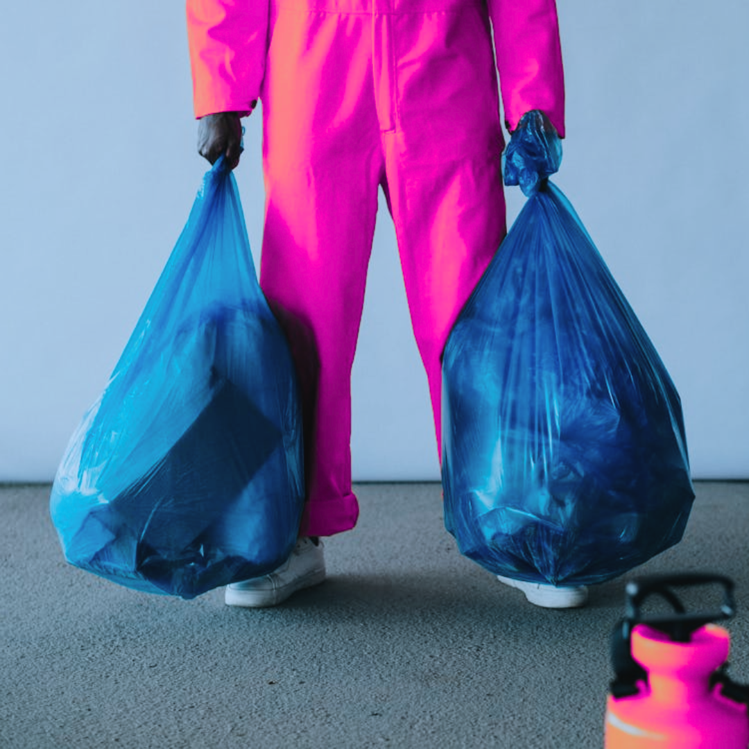 Removing Trash and Relining Your Trash Can