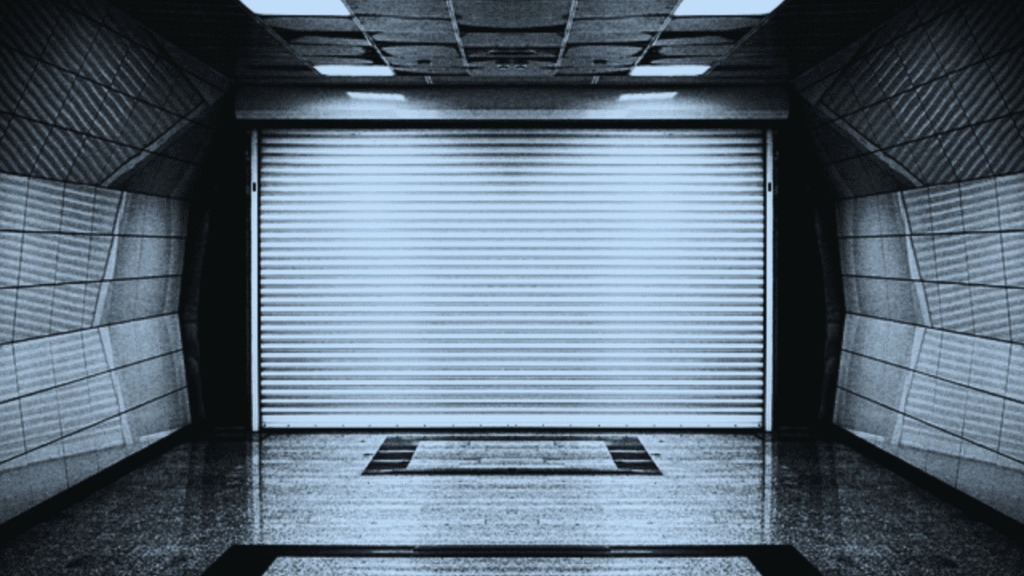 sweep inside garage