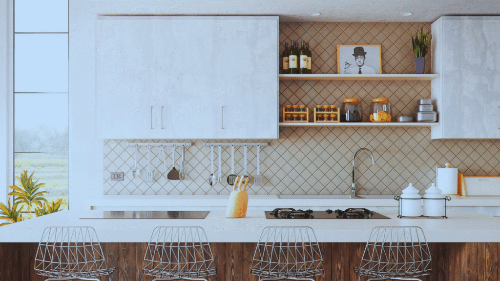 cleaning inside cabinets