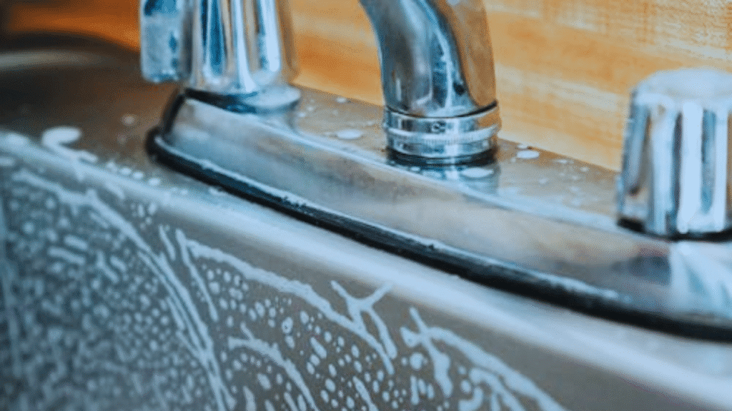 Sanitizing sink and polish fixtures