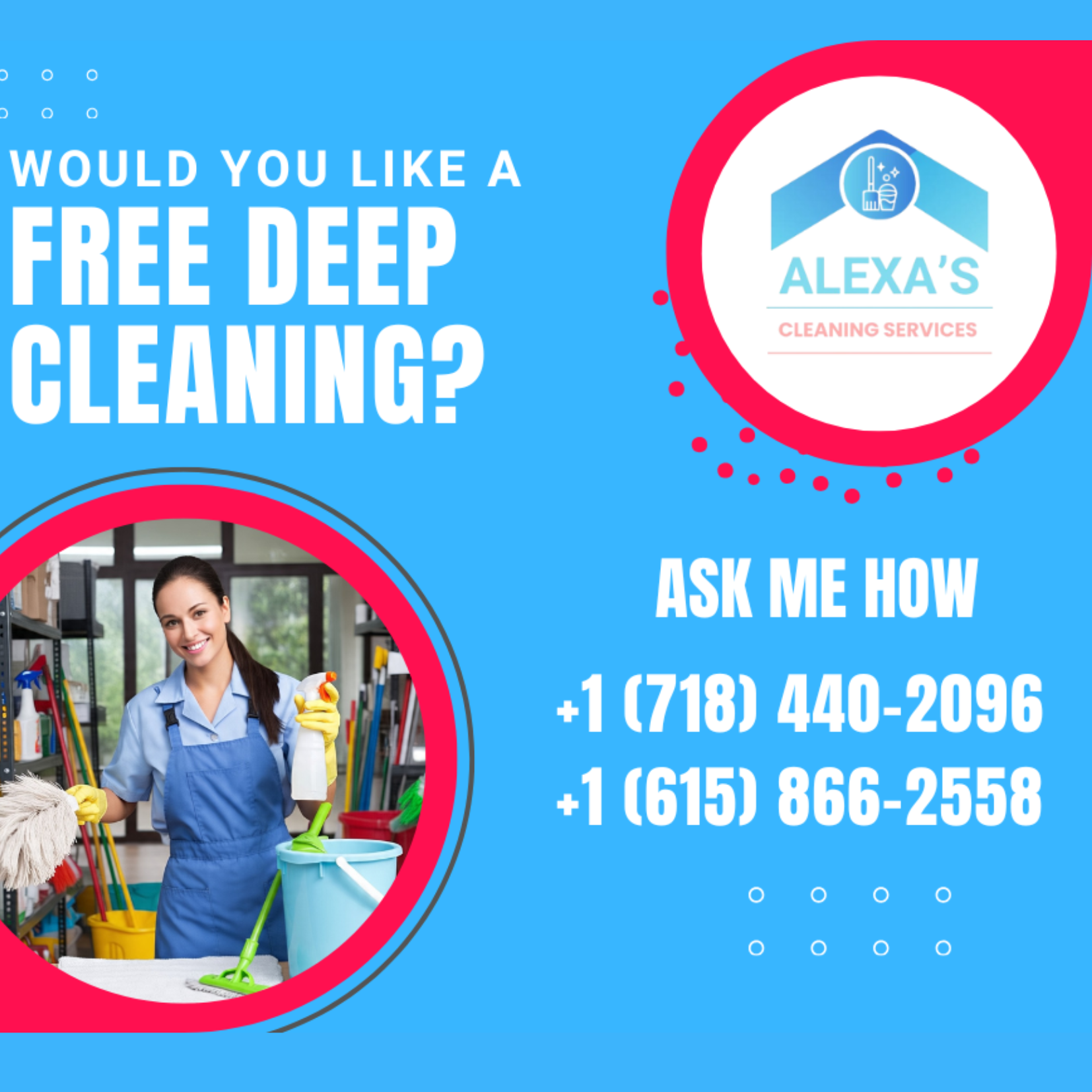 Experience Unmatched Cleaning Services with a Free Deep Cleaning Offer!