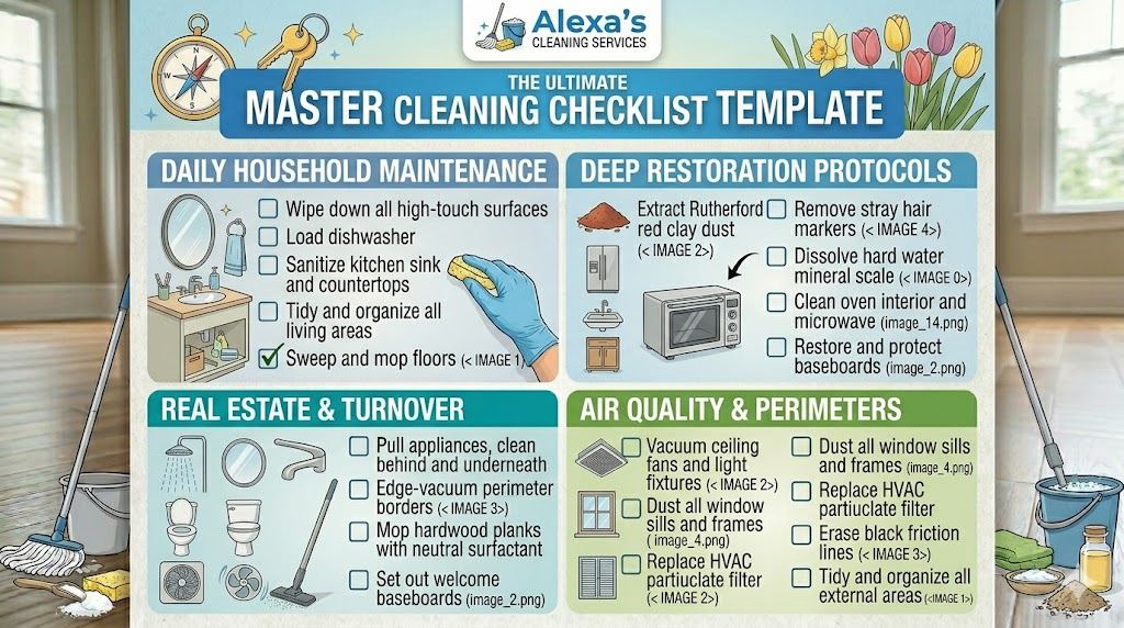 cleaning checklist