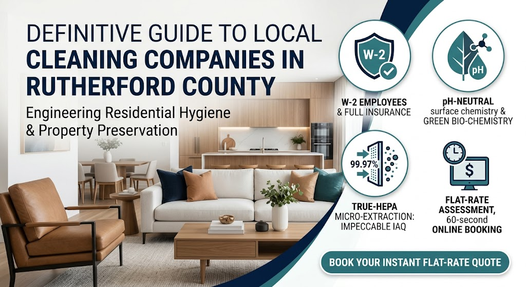 Local Cleaning Companies in Rutherford County: Engineering Residential Hygiene & Property Preservation